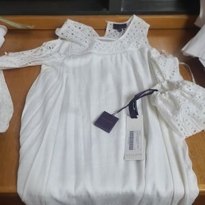 brand new hale Bob white dress